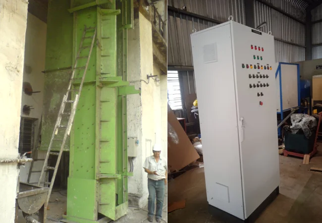 High pressure hydro jet system removing carbon deposits