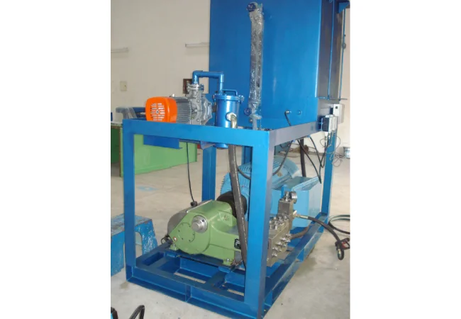 industrial hydraulic power pack system for heavy machinery